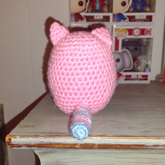 Crochet Cotton Candy themed kitty - Picture 5 of 5